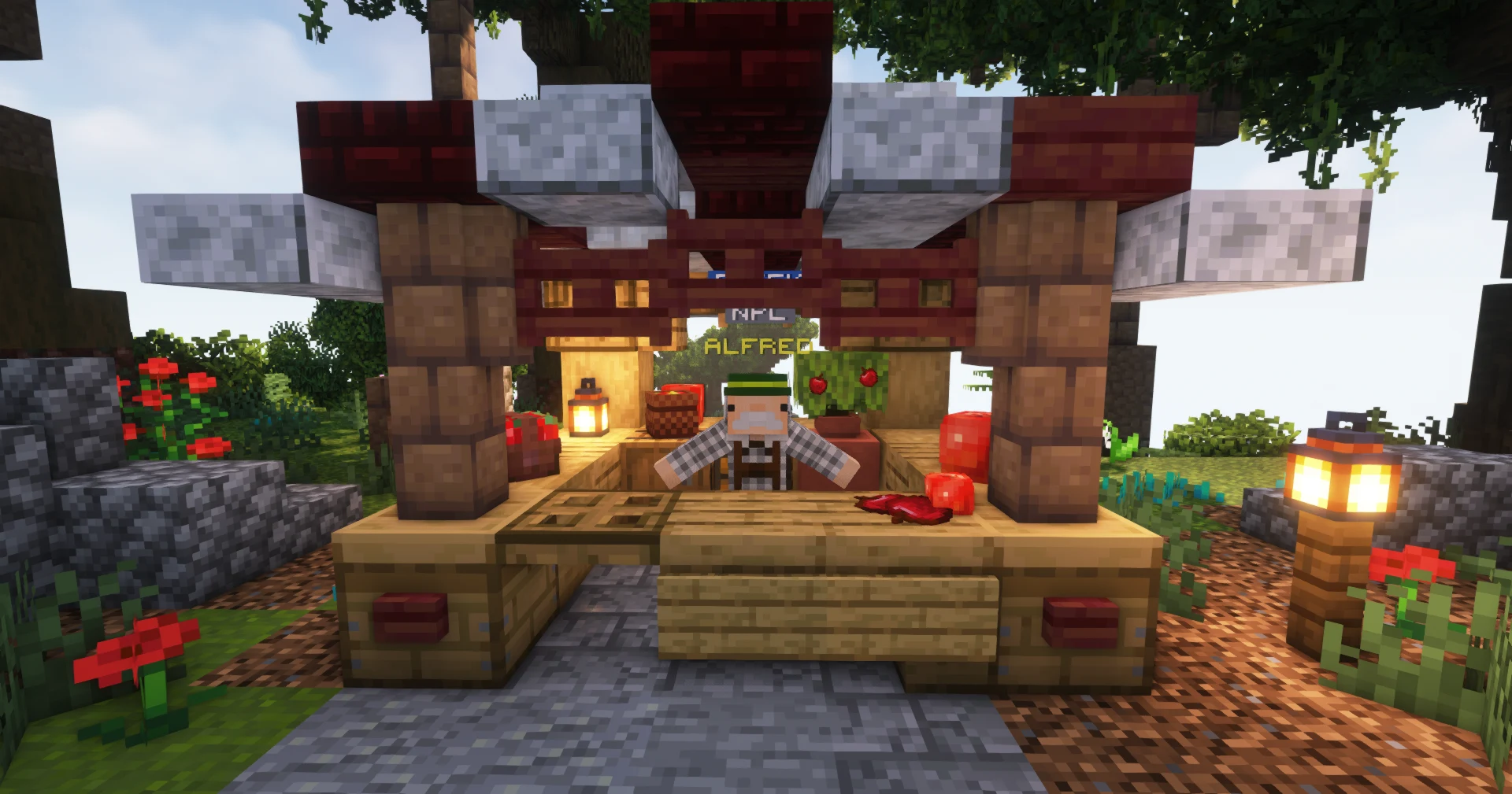 Alfred the apple seller