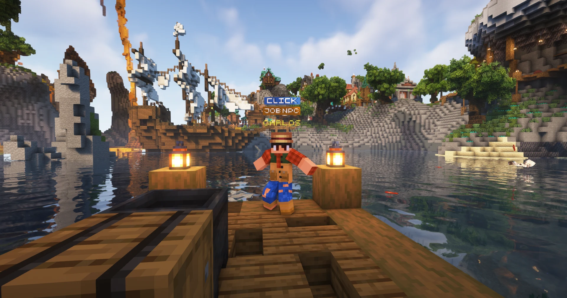 Carlos the fisherman at the docks