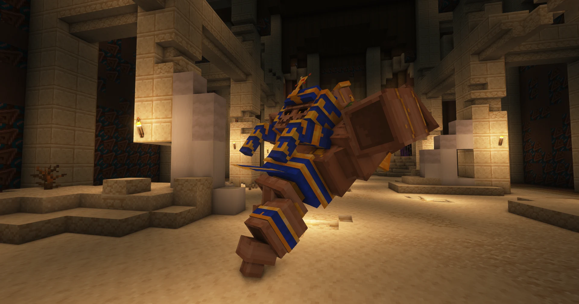 The Pharaoh attacking