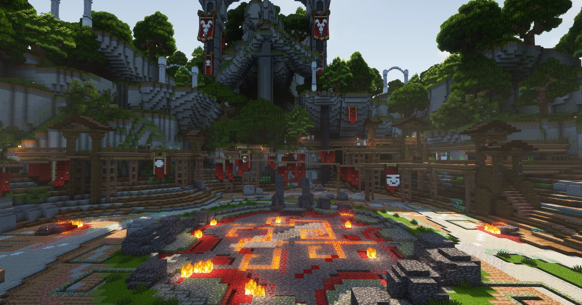 The jungle boss arena