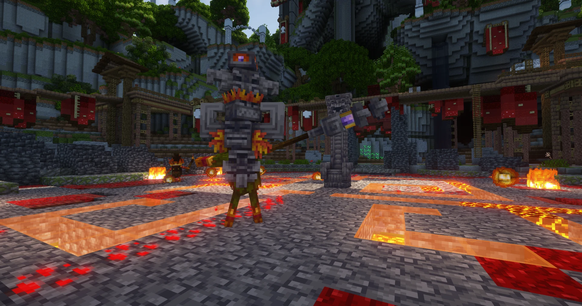 The Jungle boss attacking