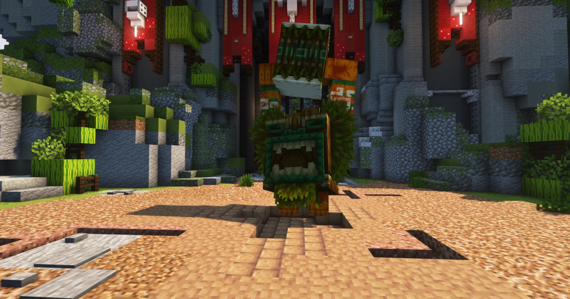 A jungle miniboss