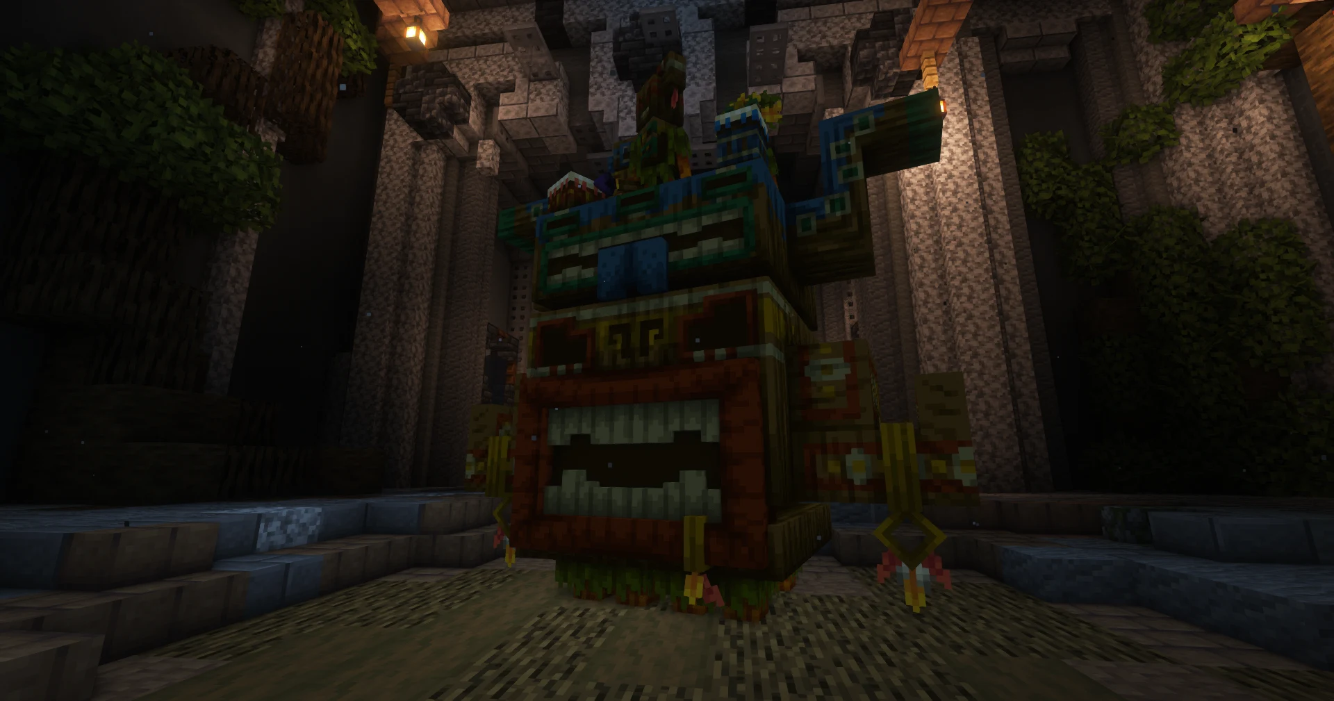 A jungle miniboss