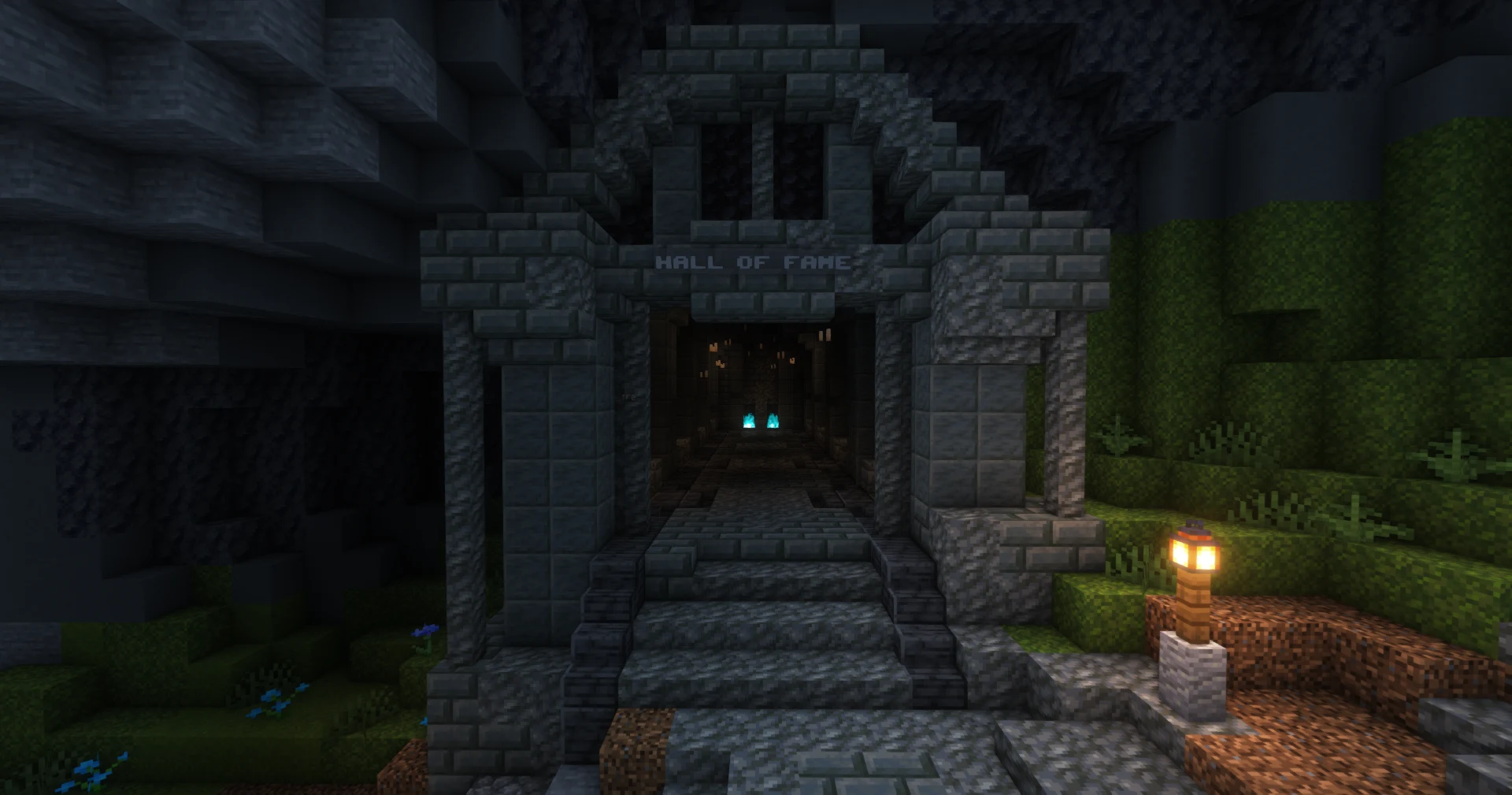 The Hall of Fame at spawn