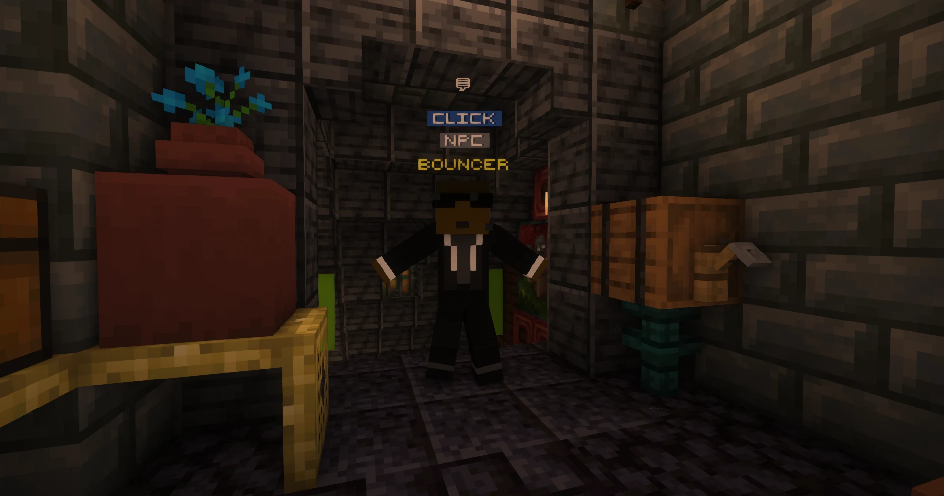 The Pinata Club bouncer