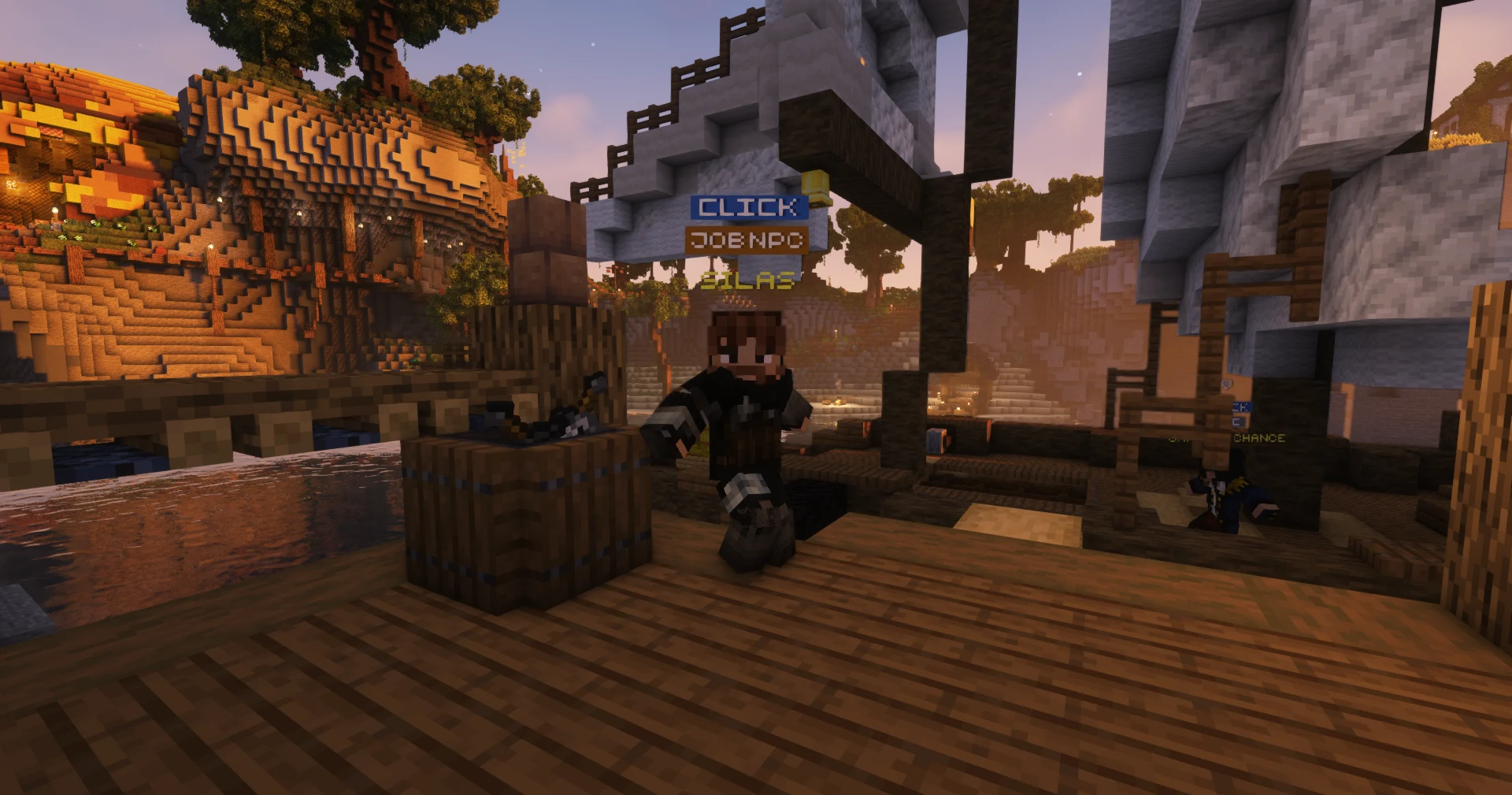 Silas on the Paradise Cove docks